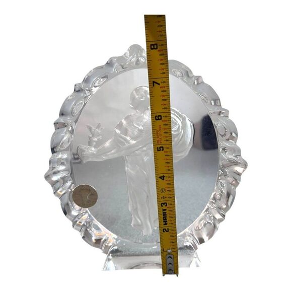 Lucite MCM Limited Edition Plate "Century" No. 60/1000 Lady Liberty Quarter 8" - Picture 5 of 6